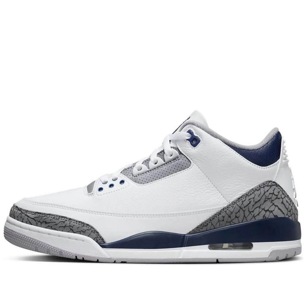 Air Jordan 3 Retro 'Midnight Navy' Men's Shoes Size 9.5 Navi
Blue CT8532-140